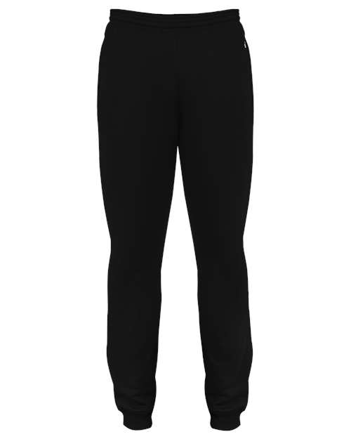 Badger Youth Performance Fleece Joggers - Black Front
