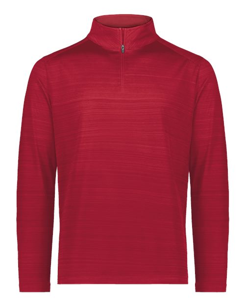Augusta Sportswear Unisex Pursuit Quarter-Zip Pullover - Scarlet Front