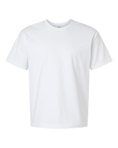 Unisex 7.5 oz Heavyweight Tee - White Front