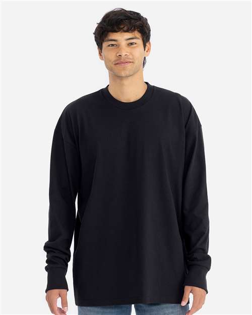 Next Level Unisex Heavyweight Long Sleeve Tee - Model Front