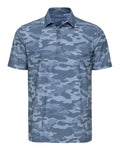 Paragon Men's Newport Camo Polo - Blue Camo Front