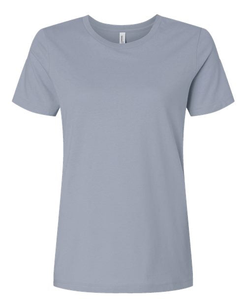 BELLA + CANVAS Women’s Relaxed Jersey Tee - Vintage Denim Front