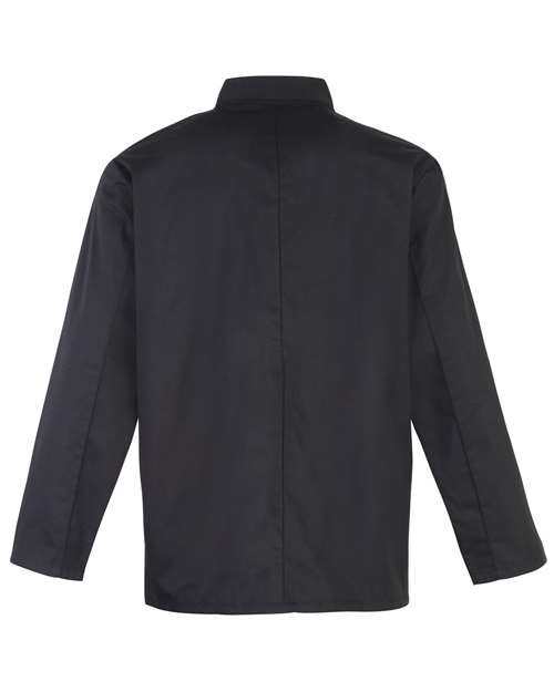 Artisan Collection by Reprime Unisex Ten Studded Front Chef Coat - Back