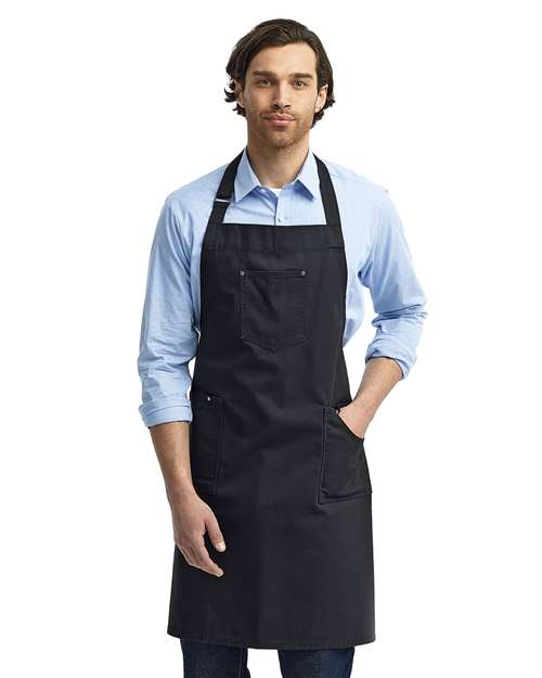 Artisan Collection by Reprime Chino Bib Apron - Model Front