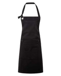 Artisan Collection by Reprime Calibre Heavy Cotton Canvas Pocket Apron - Black Front