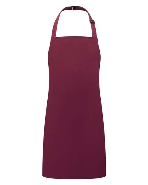 Artisan Collection by Reprime Youth Recycled Apron - Burgundy Front