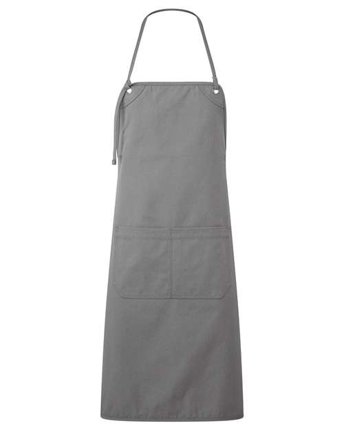 Artisan Collection by Reprime Artisan's Choice Double Pocket Canvas Apron - Dark Grey Front