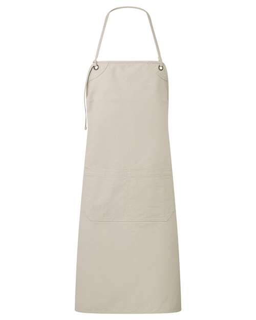Artisan Collection by Reprime Artisan's Choice Double Pocket Canvas Apron - Natural Front