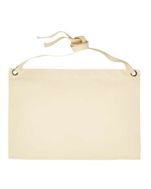 Artisan Collection by Reprime Calibre Heavy Cotton Canvas Waist Apron - Natural Front