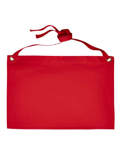 Artisan Collection by Reprime Calibre Heavy Cotton Canvas Waist Apron - Red Front