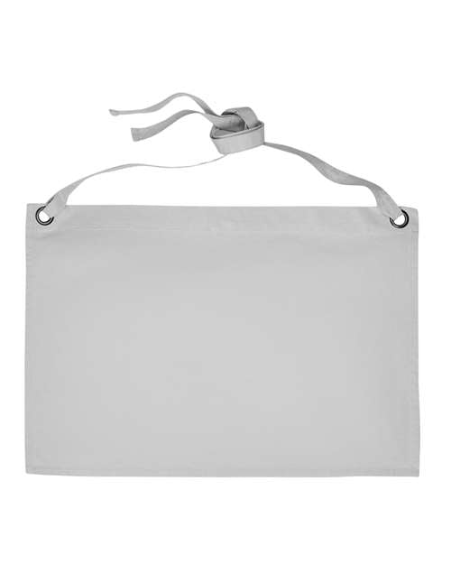 Artisan Collection by Reprime Calibre Heavy Cotton Canvas Waist Apron - Silver Front