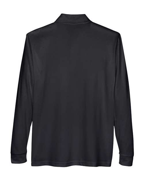 CORE365 Men's Pinnacle Performance Long Sleeve Piqué Polo with Pocket - Back