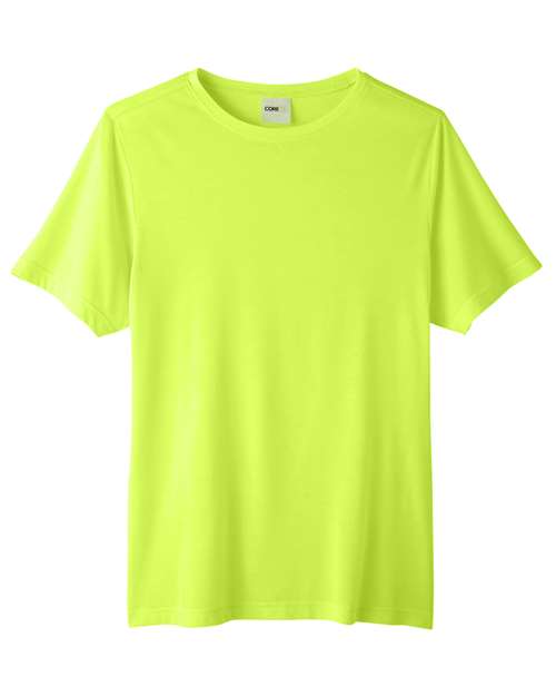 Unisex Fusion ChromaSoft™ Performance T-Shirt - Safety Yellow Front