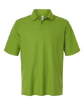CORE365 Men's Resolve CVC Performance Pique Polo - Acid Green Front