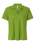 CORE365 Women's Resolve CVC Performance Pique Polo - Acid Green Front