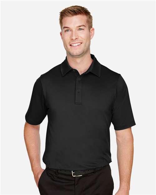 Devon & Jones Men's CrownLux Performance® Range Flex Polo - Model Front