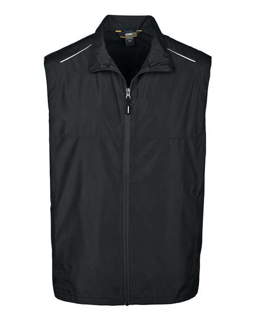 CORE365 Men's Techno Lite Unlined Vest - Black Front