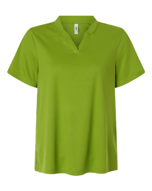 CORE365 Women's Nova Performance Pique Polo - Acid Green Front