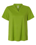 CORE365 Women's Nova Performance Pique Polo - Acid Green Front