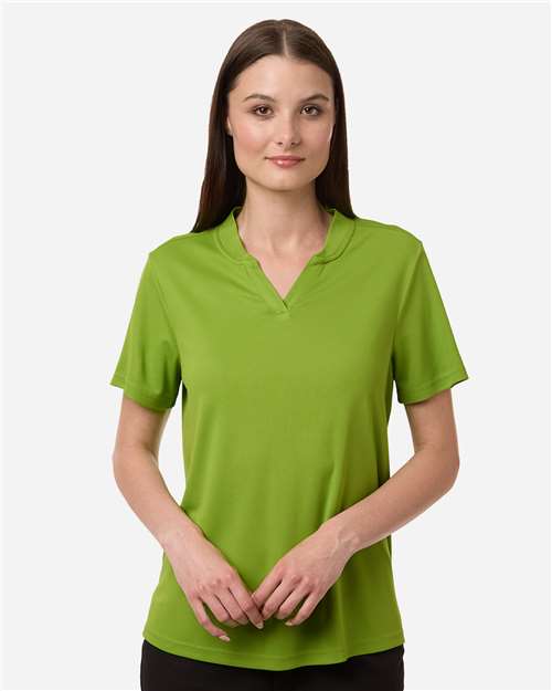 CORE365 Women's Nova Performance Pique Polo - Model Front