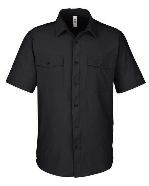CORE365 Men's Ultra UVP® Marina Shirt - Black Front