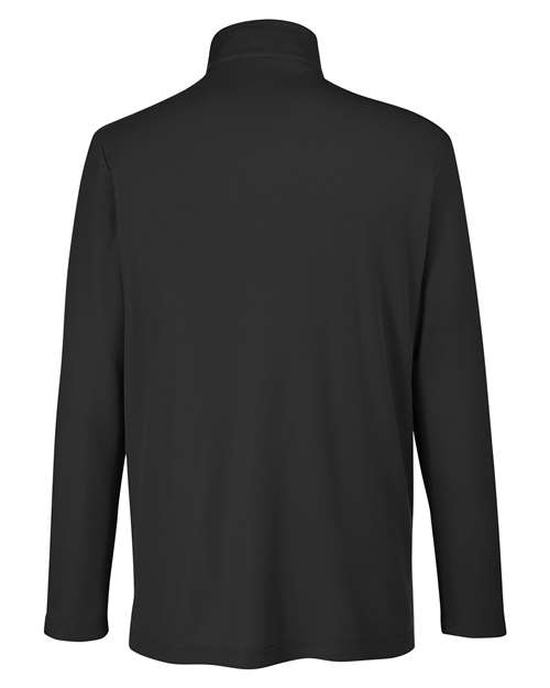 CORE365 Men's Fusion ChromaSoft™ Pique Quarter-Zip Pullover - Back