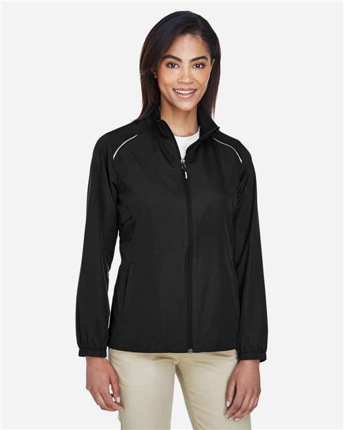 CORE365 Women's Techno Lite Motivate Unlined Lightweight Jacket - Model Front