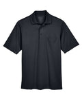 Men's Origin Performance Piqué Polo with Pocket - Black Front