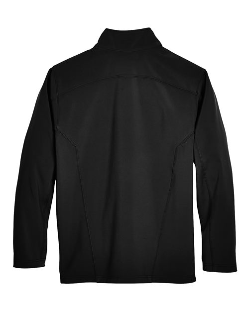 CORE365 Men's Cruise Two-Layer Fleece Bonded Soft Shell Jacket - Back