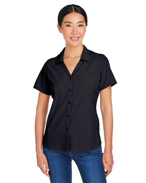 CORE365 Women's Ultra UVP® Marina Shirt - Model Front
