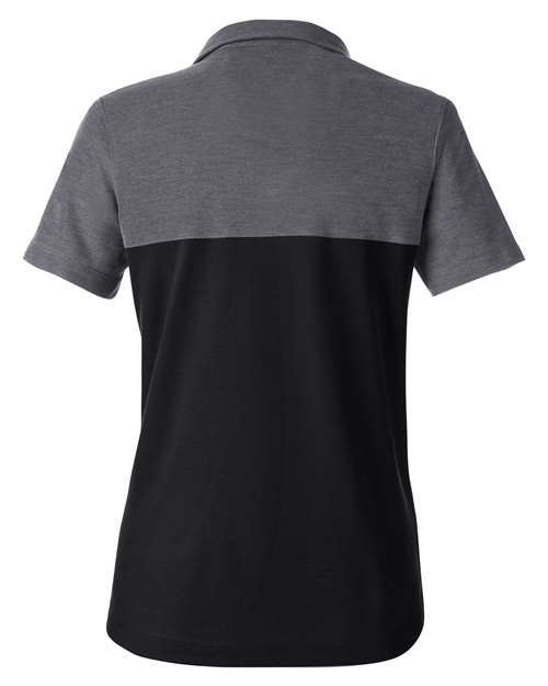 CORE365 Women's Fusion ChromaSoft™ Colorblock Polo - Back