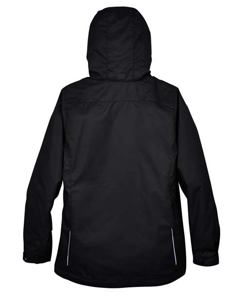 CORE365 Women's 3-in-1 Jacket with Fleece Liner - Back
