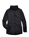CORE365 Women's 3-in-1 Jacket with Fleece Liner - Black Front