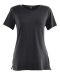 Devon & Jones Women's Perfect Fit™ Shell T-Shirt - Black Front