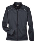 CORE365 Women's Techno Lite Three-Layer Knit Tech-Shell - Black Front