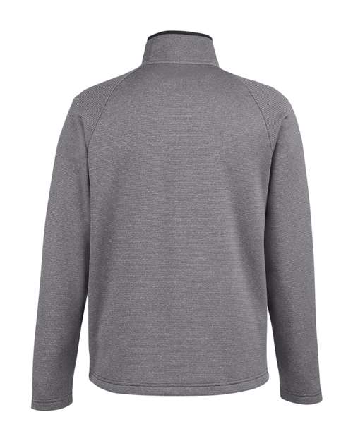 CORE365 Men's Venture Heathered Stripe Full-Zip Jacket - Back