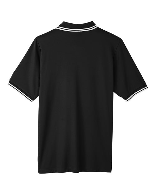 Devon & Jones Men's CrownLux Performance® Plaited Tipped Polo - Back