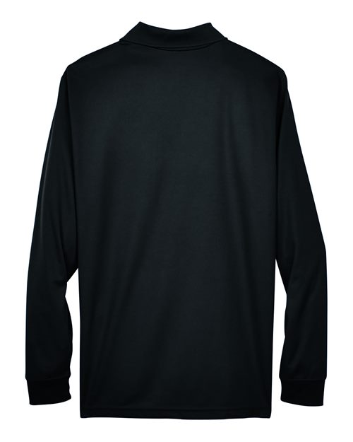 CORE365 Men's Tall Pinnacle Performance Long Sleeve Piqué Polo - Back