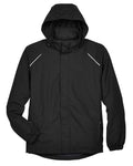 CORE365 Men's Profile Fleece-Lined All-Season Jacket - Black Front