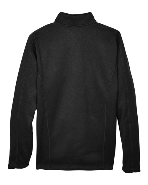 Devon & Jones Men's Bristol Full-Zip Sweater Fleece Jacket - Back