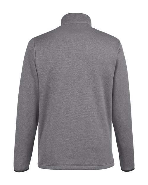 CORE365 Men's Venture Heathered Stripe Quarter-Zip Pullover - Back