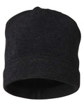 CORE365 Journey Fleece Beanie - Black Front