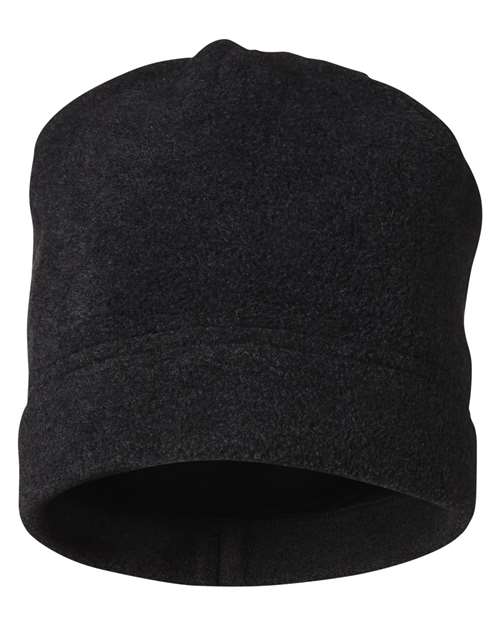 CORE365 Journey Fleece Beanie - Black Front