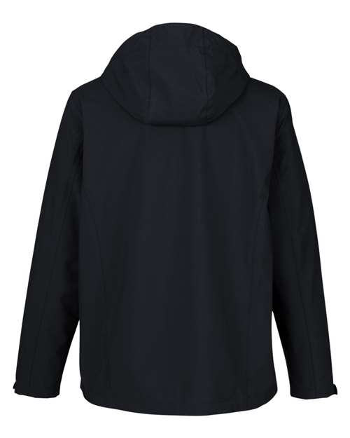 CORE365 Men's Barrier Packable Rain Jacket - Back