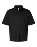 CORE365 Men's Tall Nova Performance Pique Polo - Black Front