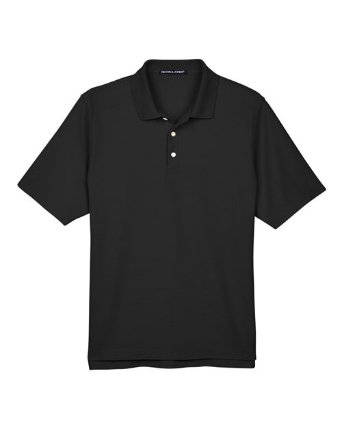 Devon & Jones Men's DRYTEC20™ Performance Polo - Black Front