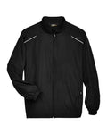 CORE365 Men's Tall Techno Lite Motivate Unlined Lightweight Jacket - Black Front