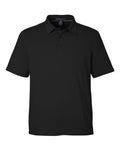 Devon & Jones Men's Raleigh Stretch Polo - Black Front