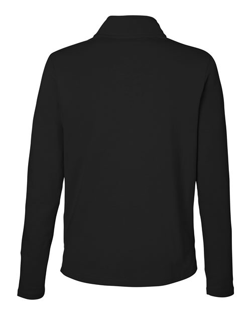 Devon & Jones Women's Raleigh Stretch Quarter-Zip Pullover - Back