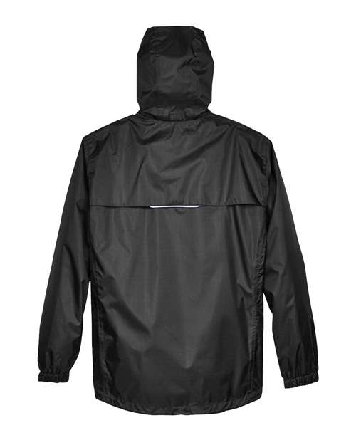CORE365 Men's Climate Seam Sealed Lightweight Variegated Ripstop Jacket - Back